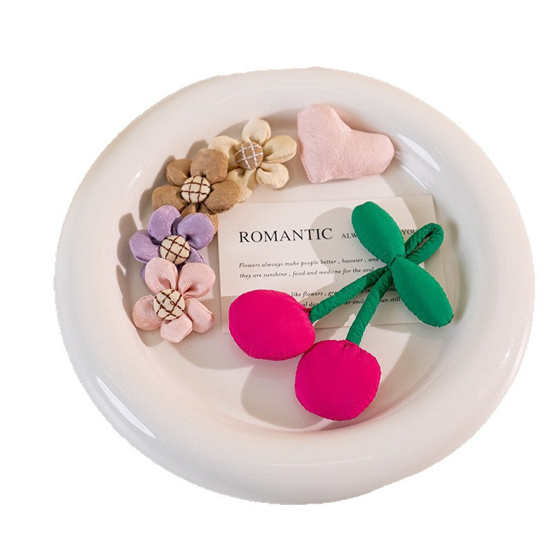 Pastoral three-dimensional floral pendant ornaments